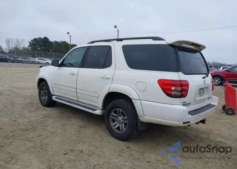 2003 Toyota Sequoia Limited V8 from USA, damaged, VIN 5TDBT48A83S168541